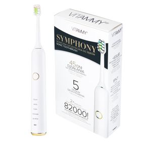 Електрична зубна щітка Vitammy Symphony White Gold, біла