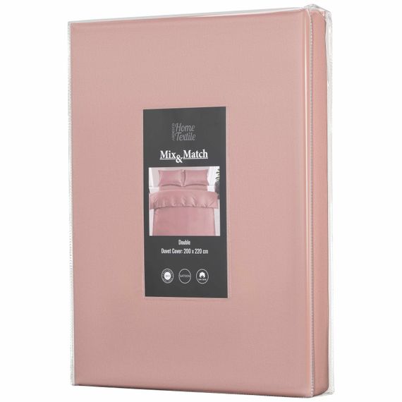 Підковдра Ardesto Mix&Match Premium, 200х220см, 100% бавовна, сатин, рожевий (ART2022DVU) | Зображення 3