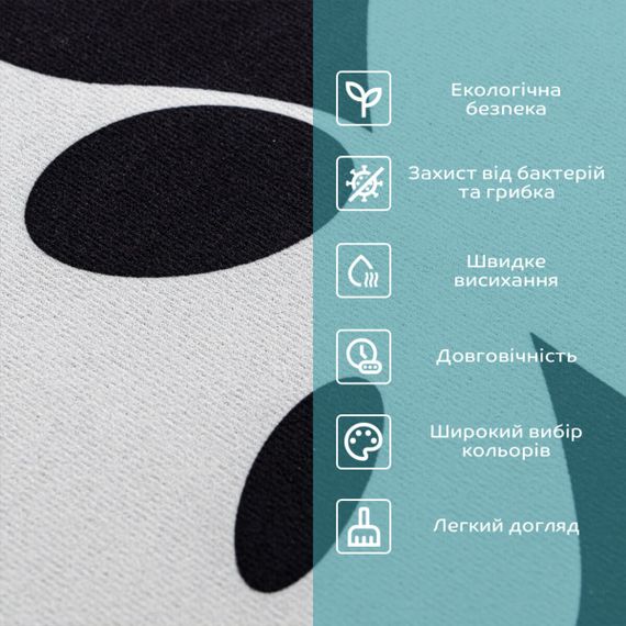 Вологопоглинаючий килимок 40х60х3мм Панда SW-00002563 | Зображення 3