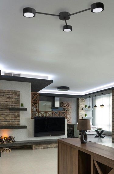 Люстра (світильник стельовий) Quant GX53 C3350 Чорний, Atmolight | Зображення 3