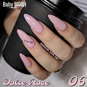 Гель-лак BABY MOON Dolce Rose №06 ніжно-рожевий, 6 мл
