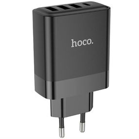 МЗП Hoco C127A Intelligent PD45W (3USB-A/1C) Black