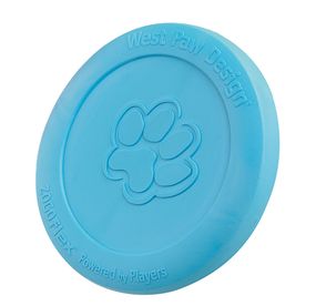 Игрушка для собак West Paw Zisc Flying Disc голубая, 17 см