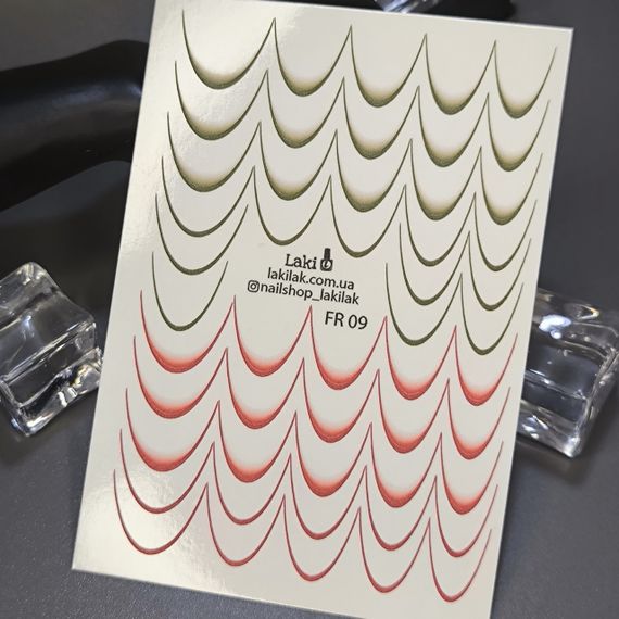 Слайдер для френча Mi FR09 на водяній основі (7x10см)