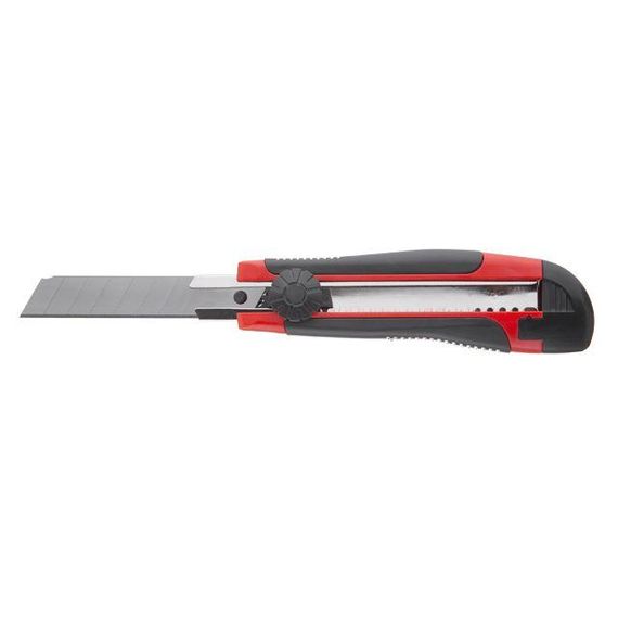 Ніж із металевою напрямною під лезо з погумованою ручкою INTERTOOL HT-05031 | Зображення 4