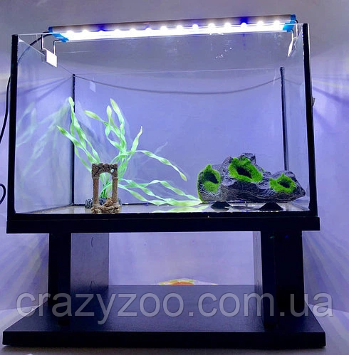 Світильник для акваріума Xilong Led-MS50 LED 13 Вт біло-синій 50-60 см | Зображення 1