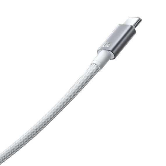 МЗП Usams US-CC261 GaN JC Ser. 20W (2USB-C) + кабель Type-C to Type-C White | Зображення 2