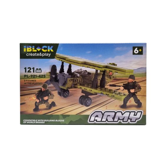 Конструктор дитячий Армія IBLOCK PL-921-425, 4 види (Вид 3)