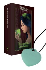 Мини-вибратор «Сердечко» FairyGasm PleasureStone green, 9 режимов, на шнурке sexstyle