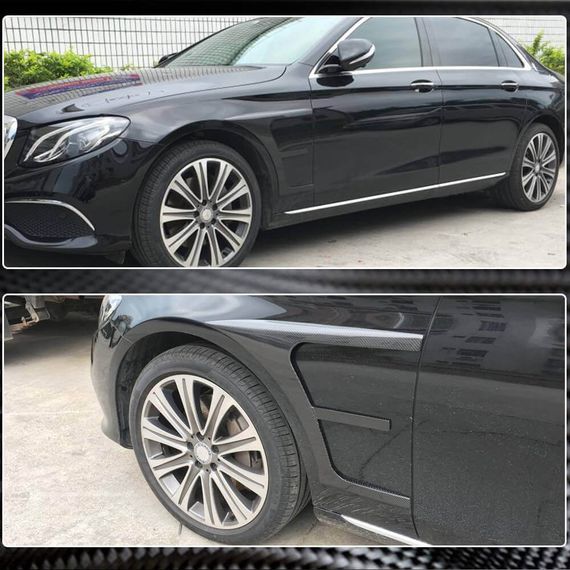Карбоновые накладки на передние крылья (AMG-Line/E43 AMG 2016-2019) для Mercedes E-сlass W213 | Зображення 3