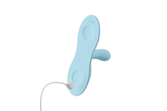 Вібромасажер - Remote Control Thrusting Vibrator Pulse Rider Turquoise Sex Aura | Зображення 8