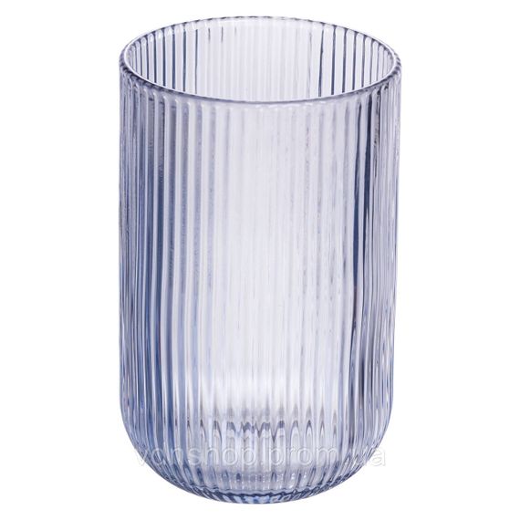 Набір склянок 6 шт скляні склянки 400 мл Блакитний HP7113BL | Зображення 1