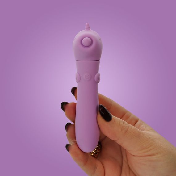 Вібратор-єдиноріжка Unihorn USB Bullet – Karma Lilac, віброкуля, USB-зарядка, 10 режимів | Зображення 6