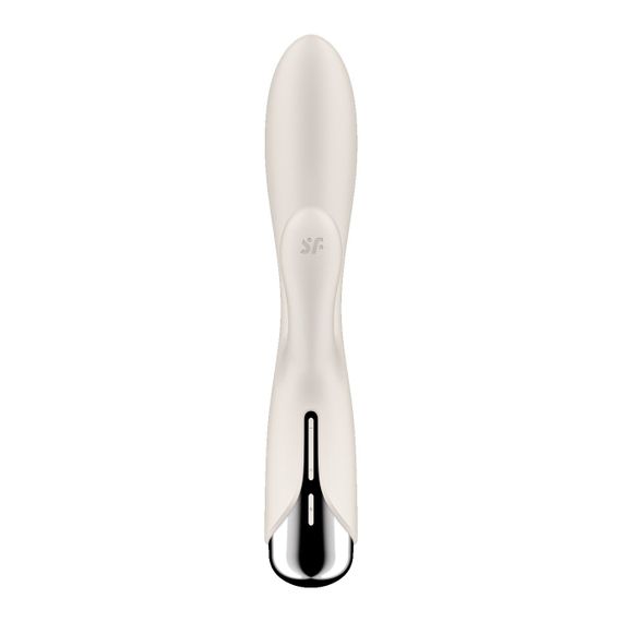 Вібратор-кролик з ротацією Satisfyer Spinning Rabbit 1 Beige, 3 мотори | Зображення 5