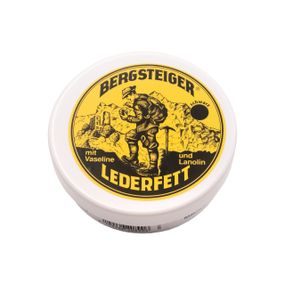 Жир для шкіряного взуття HeySport Bergsteiger Leather-Grease чорний 150 мл, Водовідштовхуюче просочення для черевиків