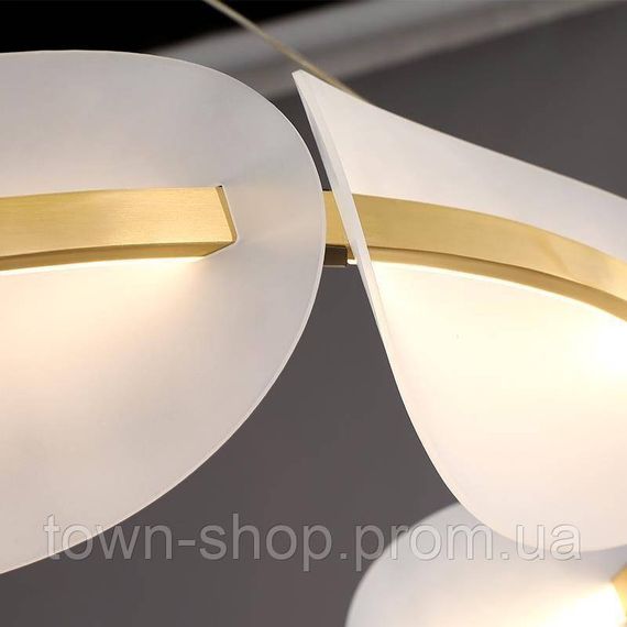 Люстра потолочная LED D3022/1000-k Бронза 30-140х100х100 см. | Зображення 3