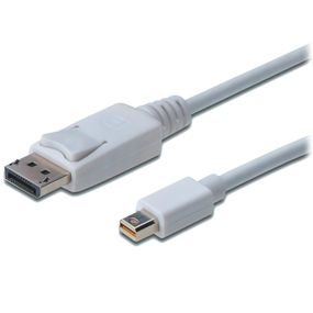 Кабель мультимедийный miniDisplayPort M to DisplayPort M 3.0m Digitus (AK-340102-030-W)