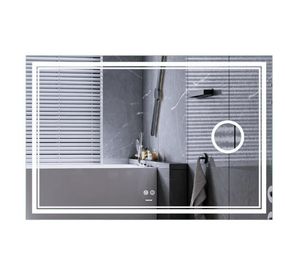 Дзеркало Mixxus Premium QUADRO MR20-100x70 (LED Touch, Anti-fog, лінза) (MP6622)