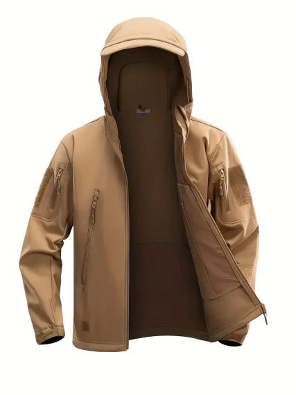 Чоловіча тактична куртка Softshell – водонепроникна, вітрозахисна, утеплена | Зображення 1