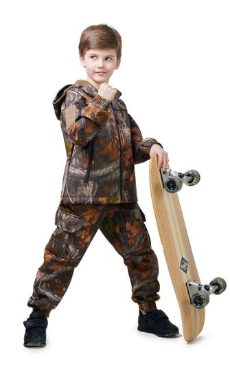 Костюм дитячий ARMY KIDS Скаут Soft-Shell теплий камуфляж Дубок | Зображення 4
