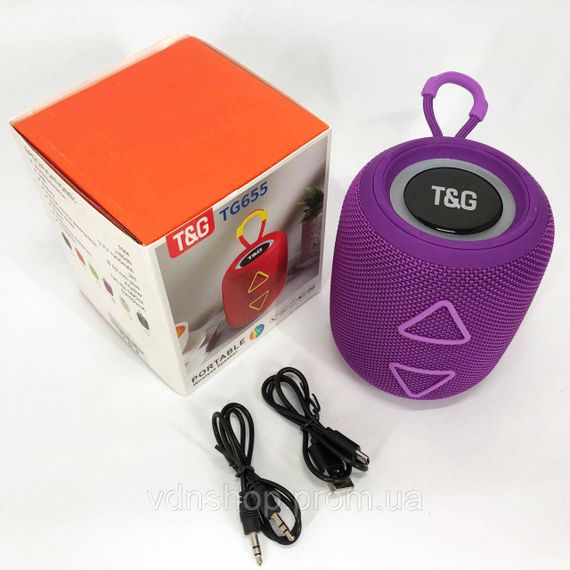 Колонка з динамічним led підсвічуванням TG655, Bluetooth колонка з красивим підсвічуванням TG-72 | Зображення 5