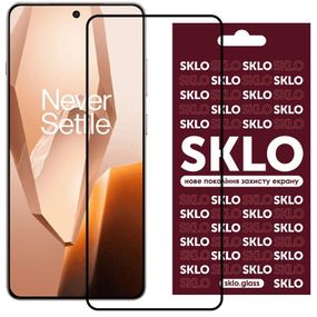 Захисне скло SKLO 3D для OnePlus 13R / Ace 5 / 5 Pro Чорний