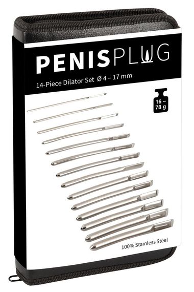 Набір уретральних стимуляторів - PPlug 14-Piece Dilator Set Sex Aura