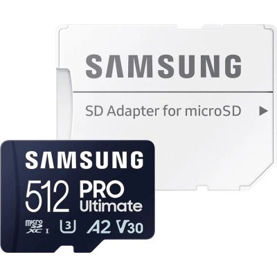 Карта памяти Samsung 512GB microSDXC class 10 UHS-I U3 V30 A2 Pro Ultimate (MB-MY512SA/WW) | Зображення 2