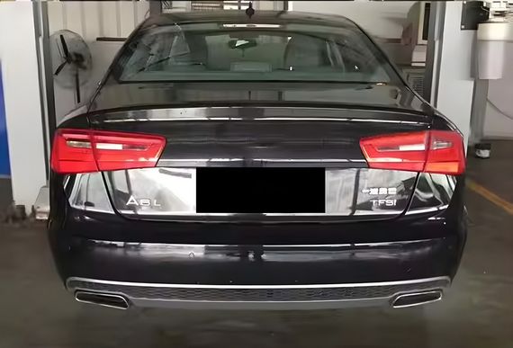 Задній дифузор з насадками DPT S-Line-style (2011-2014) для Ауди A6 C7 рр