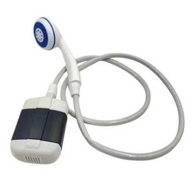 Душ портативний кемпінговий з акумулятором і USB Силіконовий шланг
