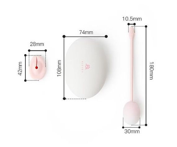 Тренажер Кегеля KISTOY Choco Pop, сенсор стискання, для тренувань та задоволення | Зображення 2