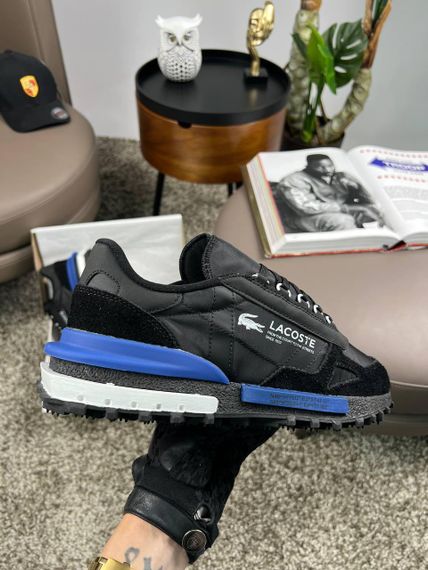 Чоловічі кросівки Lacoste Elite Active PRM Black Navy (топ якість) A4395 43 | Зображення 2