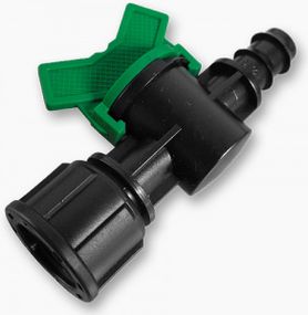 Мінікран лінійний Bradas різьба внутрішня 1/2" / штуцер для трубки 16 мм 25 шт