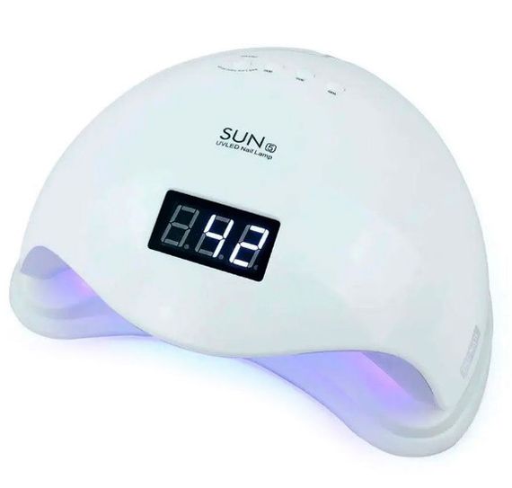 Професійна настільна лампа для манікюру та педикюру UV Lamp Sun-5 48 W лампа для сушіння гель лаку нігтів | Зображення 1