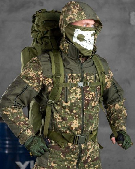 Рюкзак рамный большой армейский для переноса 70л. +  Чехол накидка от влаги | Зображення 2