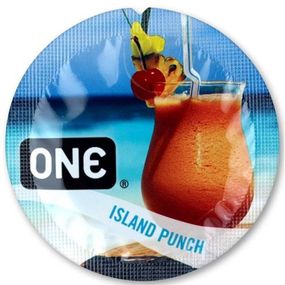 Набір оральних презервативів One Flavor Waves Island Punch Тропічний коктейль (ціна за 5 шт.) sexstyle