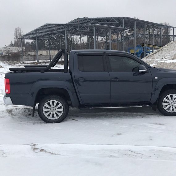 Дуга на кузов (черная) 60мм для Volkswagen Amarok 2010-2022 гг | Зображення 6