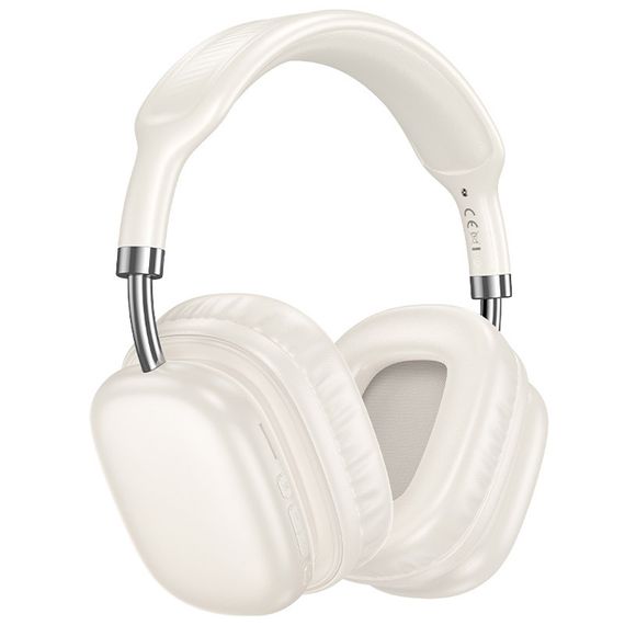 Накладные беспроводные наушники Hoco W52 Wonderful Milky White