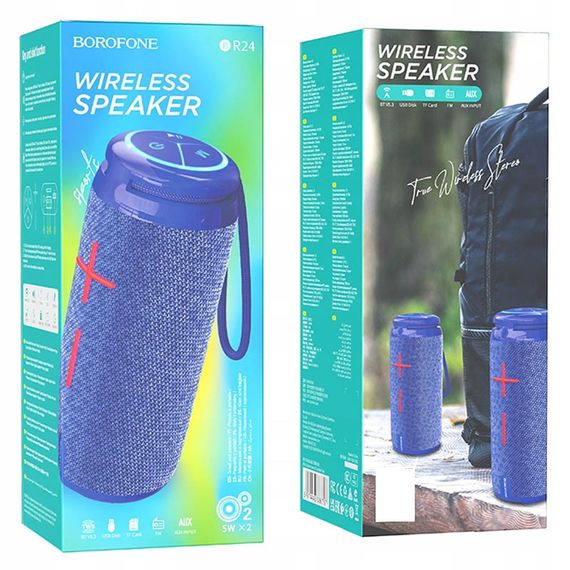 Bluetooth Колонка Borofone BR24 Blue | Зображення 1