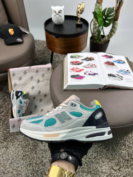 Кроссовки New  911 Grey Turquoise Стиль та комфорт на кожен день весна / літо / осінь B4147 38 24 см | Зображення 6