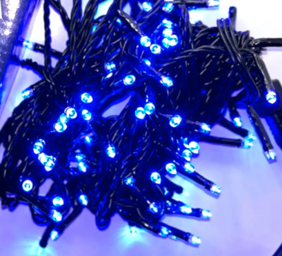 Гирлянда уличная светодиодная линейная Ultralight DL String 100Led 10м. IP65 без контролера, синий свет