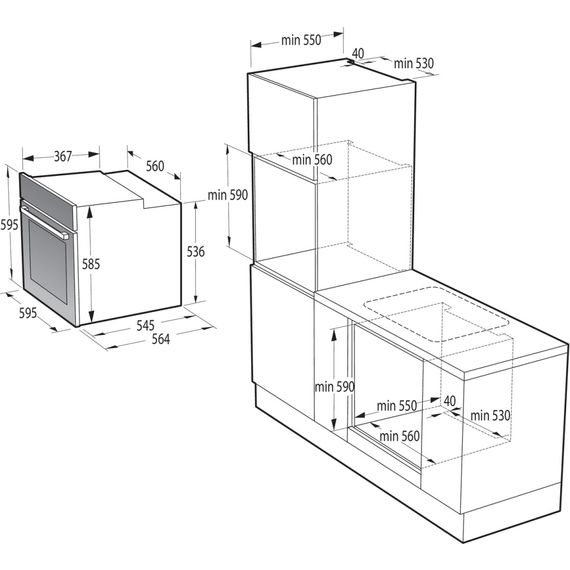 Духова шафа Gorenje BOS6737SYW | Зображення 8