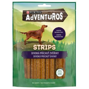 Лакомство для взрослых собак Purina Adventuros Stripes полоски со вкусом оленины, 90 г