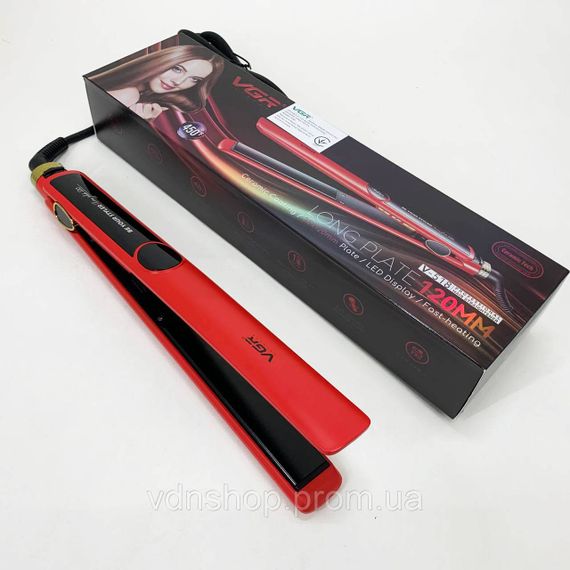 Професійний випрямляч для укладання волосся VGR V-518, Випрямляч для перукарень Плойка випрямлення WP-77 | Зображення 8