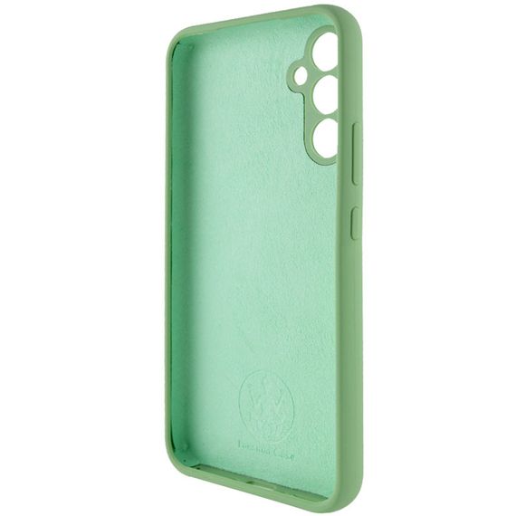 Чехол Silicone Cover Lakshmi Full Camera (AAA) для Samsung Galaxy S24+ Мятный / Mint | Зображення 3