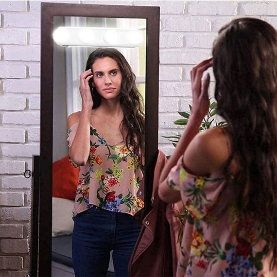 Светодиодная лампа-подсветка для зеркала на присосках Studio Glow, на батарейках / Беспроводная подсветка | Зображення 6