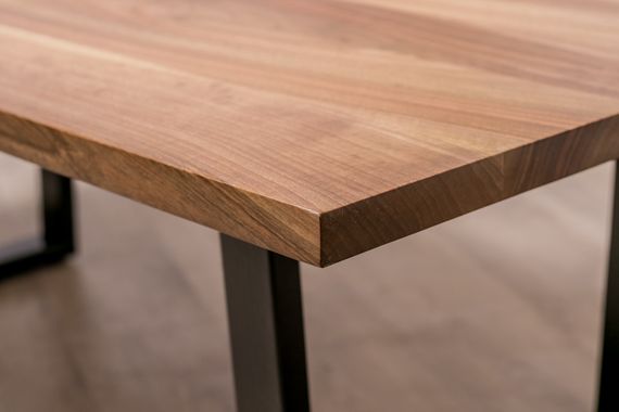 Ореховый кофейный стол EcoWalnut с прямоугольными краями L | Зображення 5
