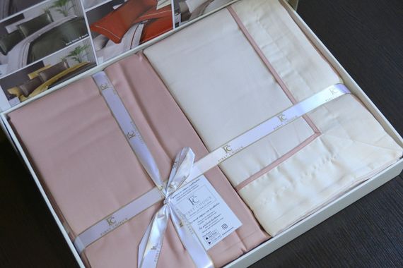 Постільна білизна First Choice Deluxe Satin 200 х 220 см Serenity Ivory Powder | Зображення 4