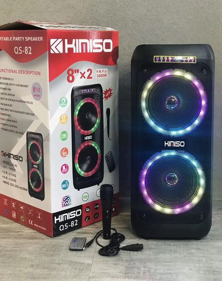 Портативна Bluetooth колонка з вбудованим сабвуфером KIMISO QS-82 (QS-82_2678) | Зображення 4