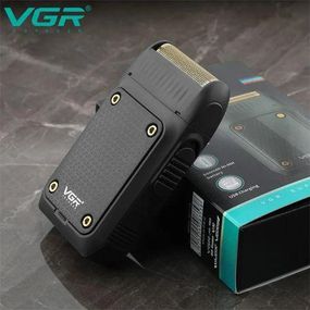Электробритва портативная мужская VGR V-353 профессиональная бритва шейвер для сухого бритья триммер. HQ-381 Цвет: черный